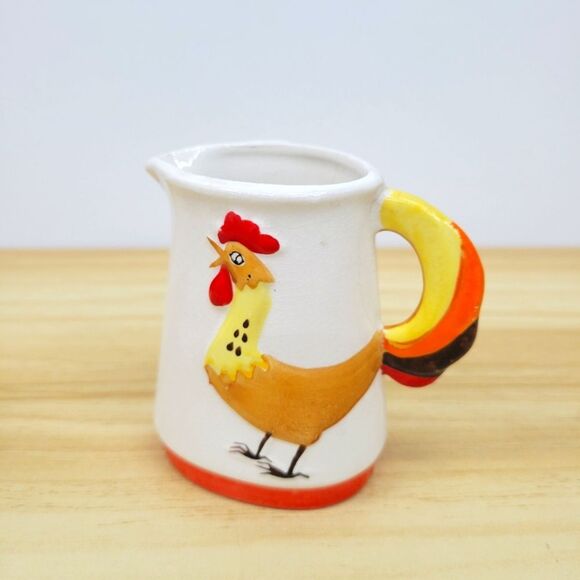 Rare Vintage Holt Howard Rooster Ceramic Individual Creamer - 1965 - Picture 7 of 12